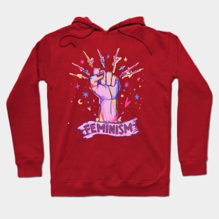 Lovely hand drawn feminism Hoodie